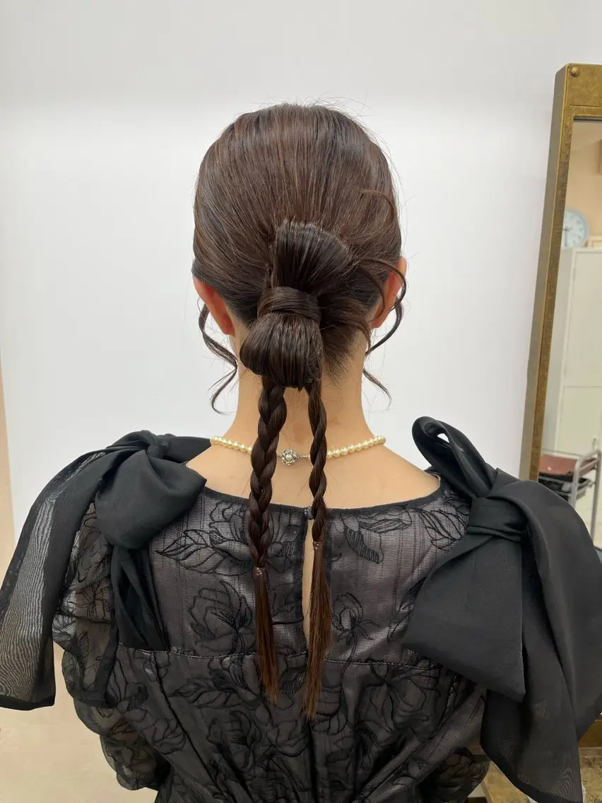 ❤️🩹🖤イベント&ライブ&お祭りに🖤❤️🩹✨ヘアセット¥4600の写真