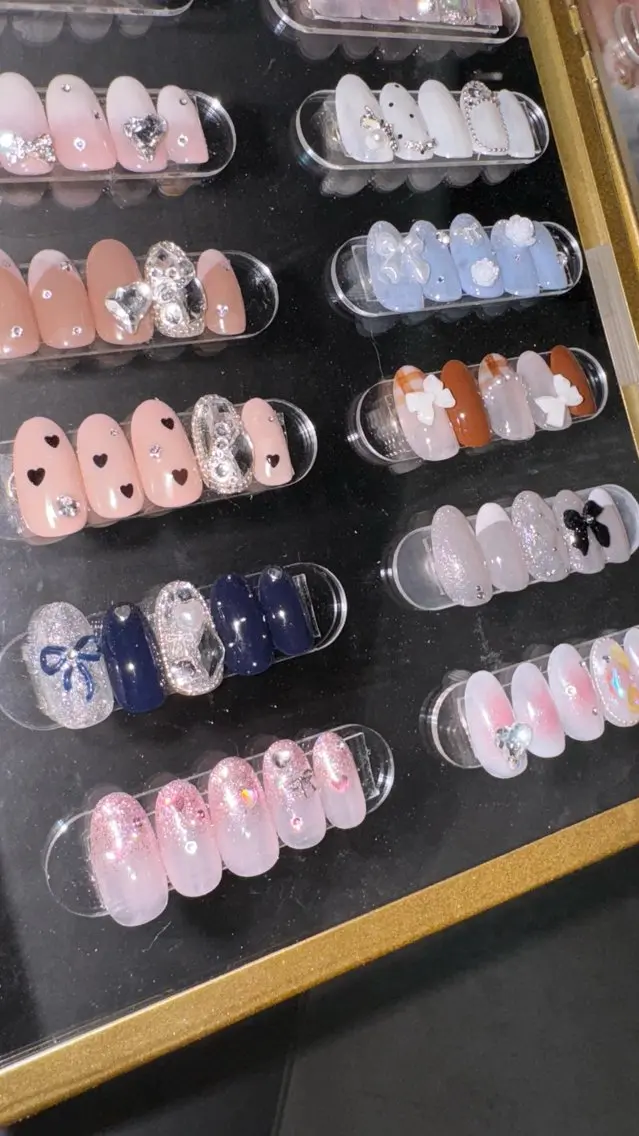ネイル ハンドネイル 韓国ネイル/ワンホン ネイル🎀表参道3分のネイルデザイン