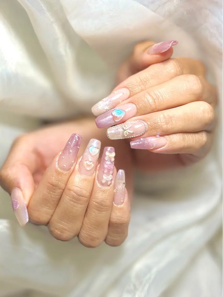 ［hand］オフ無し♡PLATINAコース♡アート10本コース！相談しながらあなたらしい指先をお作り致します✨の写真