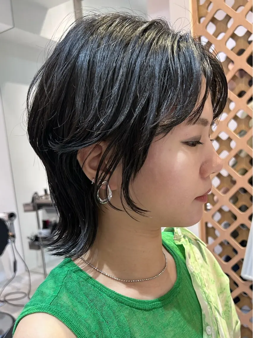 ミディアム カット ヘアカラー トリートメント マンツーマン施術✂︎ machikaのヘアスタイル