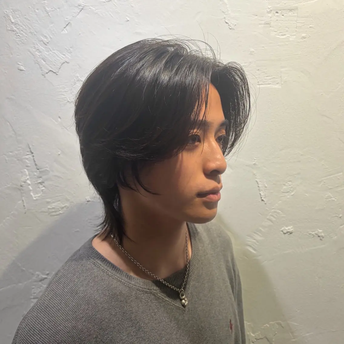 ミディアム カット パーマ 増田 伯のヘアスタイル