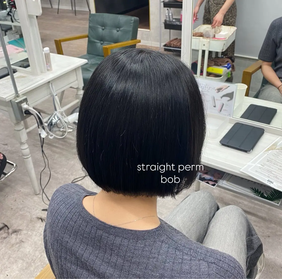 ショート パーマ カット 縮毛矯正 limitみづき🌙 レイヤーカットのヘアスタイル