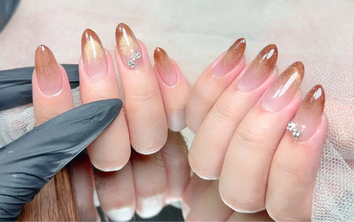 ネイル 長さ出し ハンドネイル Ayumi nails川崎店のネイルデザイン