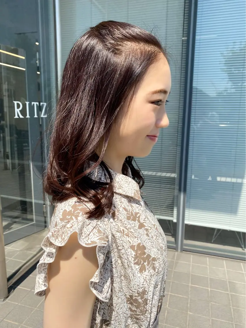 ヘアアレンジ ハーフアップ カット ヘッドスパ ヘアセット ✨似合わせカラー 阿部賢✨のヘアスタイル