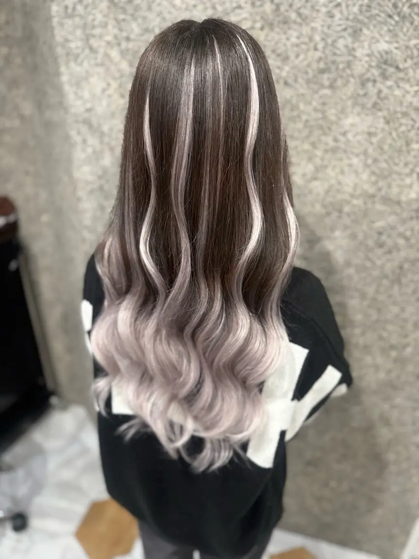 ロング エクステ レイヤーカット 🦋 misaki🦋のヘアスタイル