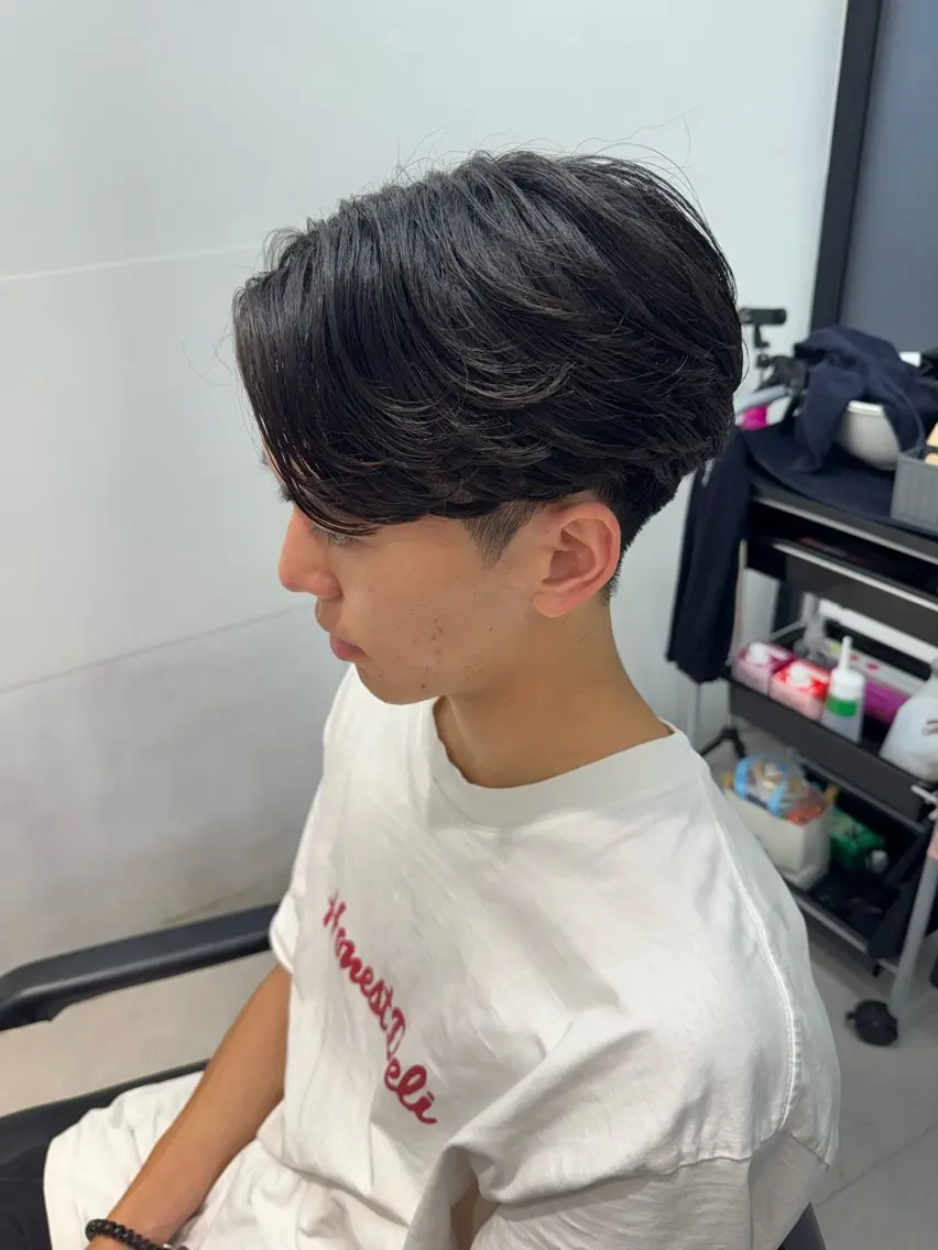ショート パーマ ヘアアレンジ メンズ カット パーマ ヘアセット 🔥メンズ特化🔥 木村 祐太のヘアスタイル