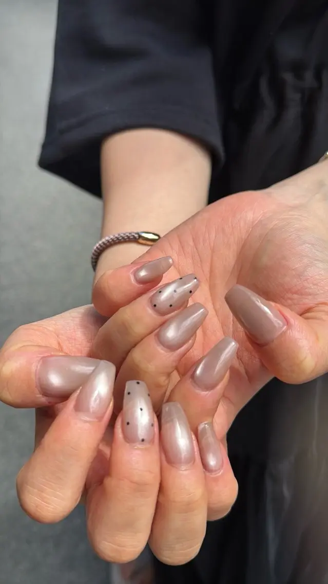 ネイル フラッシュネイル フラッシュマグ フットネイル フレンチネイル 韓国ネイル ハンドネイル SAKU nail 作島茜のネイルデザイン