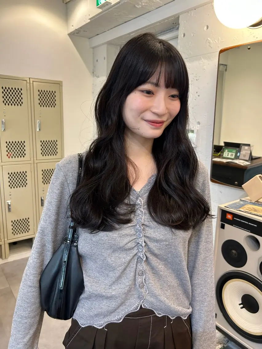 ロング カラー カット ヘアカラー トリートメント 天神大名/レイヤー /ヘルシーヘアのヘアスタイル