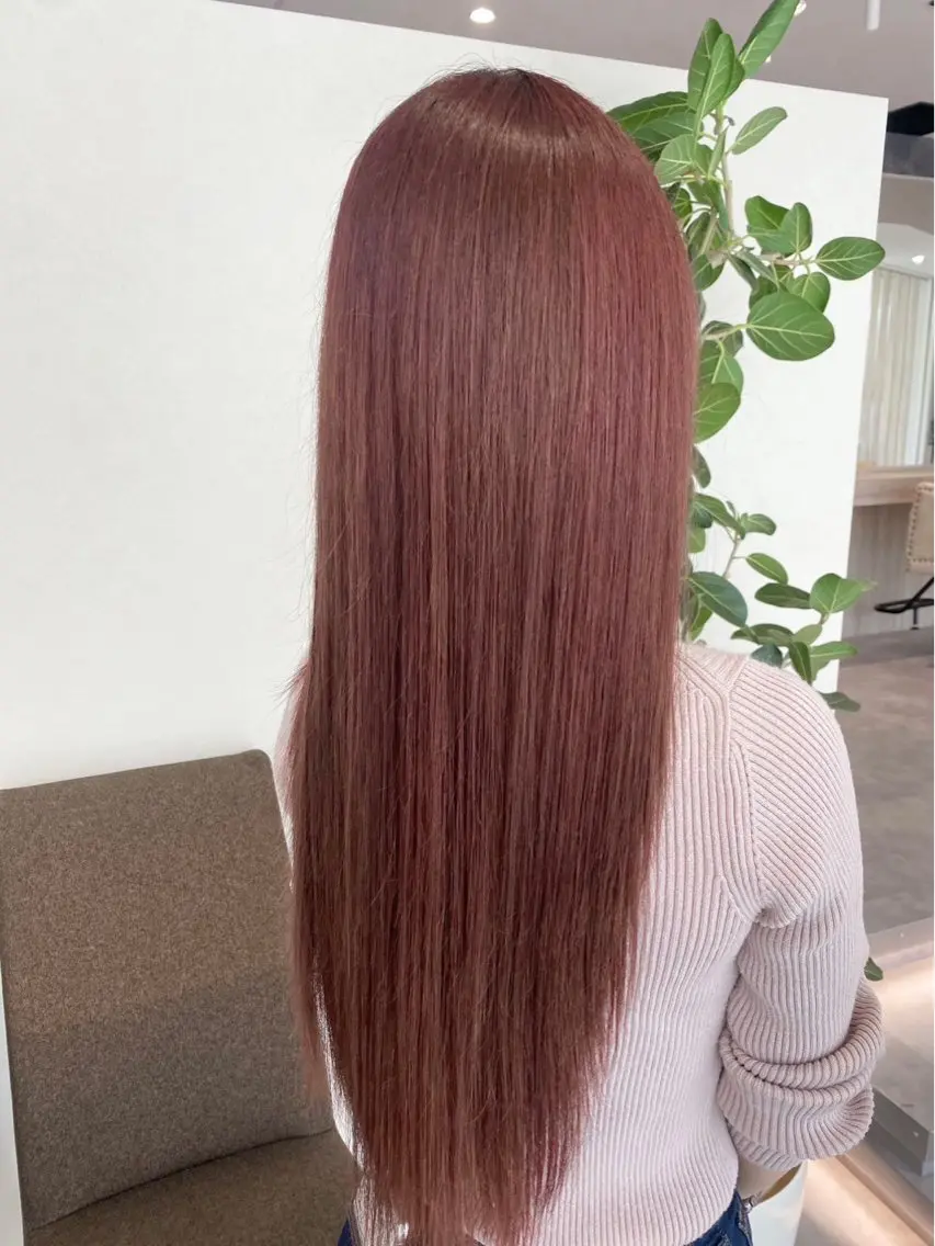 ロング カラー ヘアカラー 五ノ井 一世のヘアスタイル