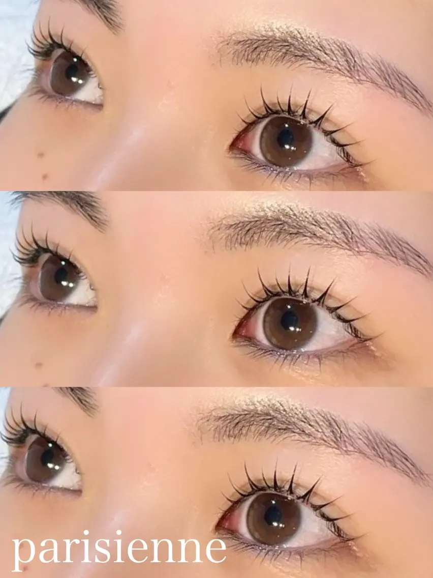 マツエク・マツパ パリジェンヌラッシュリフト eyelist萩元 /店長🍒のマツエク・マツパデザイン