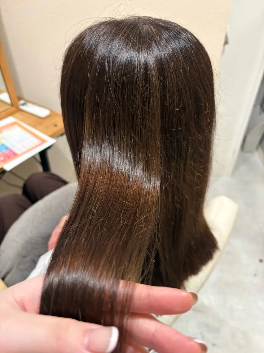 ミディアム カラー トリートメント カット ヘアカラー マコ ✿︎のヘアスタイル
