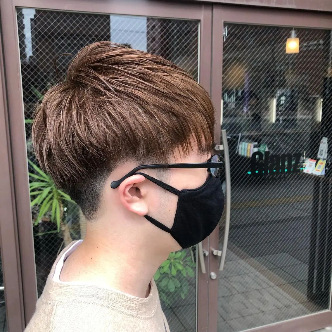 ショート アッシュ カット ヘアカラー Glanz hair 坂牛匠のヘアスタイル
