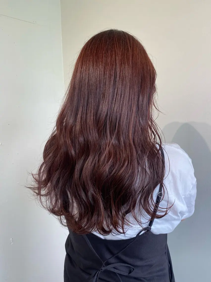 ロング カラー カット ヘアカラー トリートメント LUVISM新潟🎀 透明感カラー/ミユのヘアスタイル