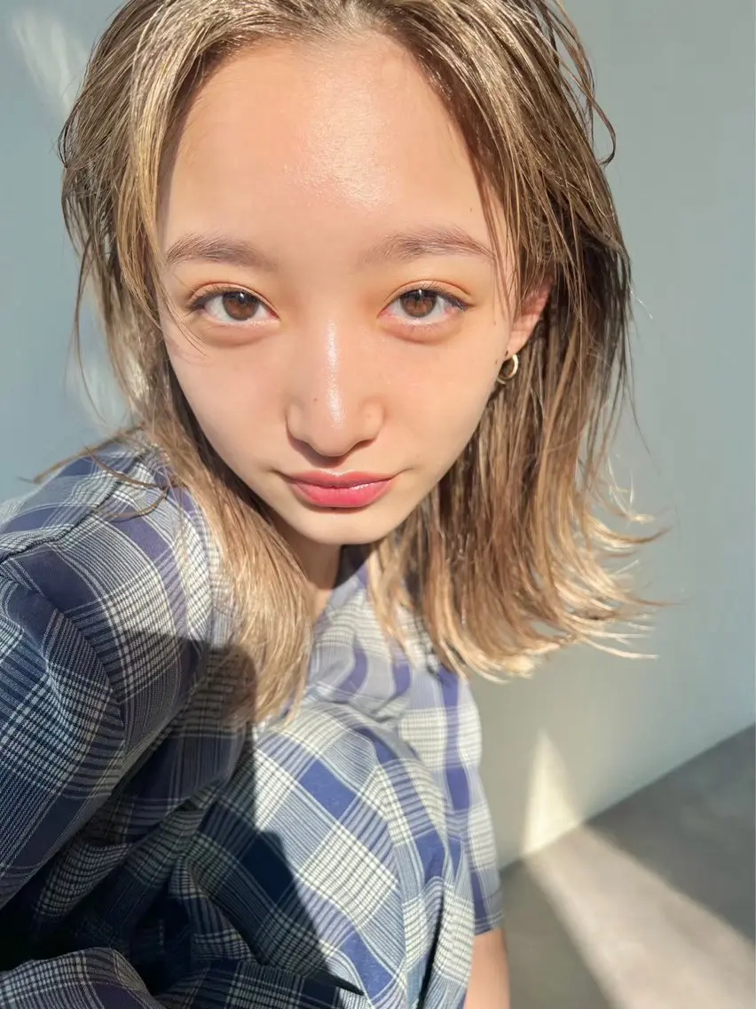 ミディアム quon KINO/ カットモデル✂︎のヘアスタイル