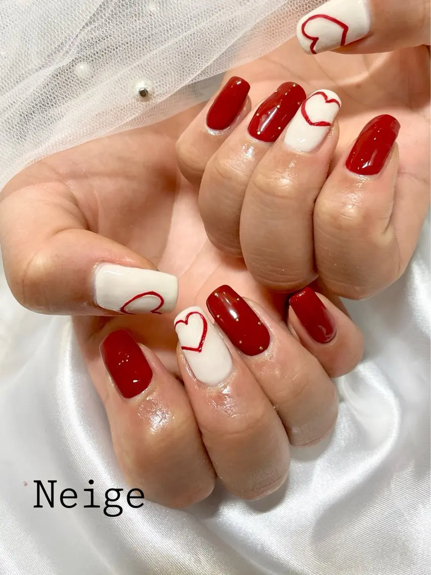 ネイル ハンドネイル Neige‪𓂃ai ＊梅津 / 松尾のネイルデザイン