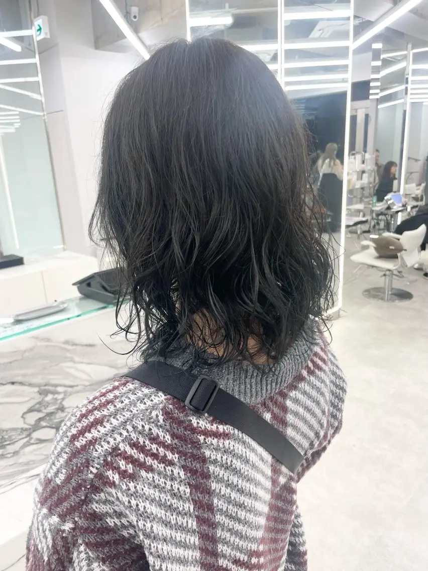ミディアム カラー パーマ ヘアアレンジ カット パーマ トリートメント 【Sweep】おじま のぞみのヘアスタイル