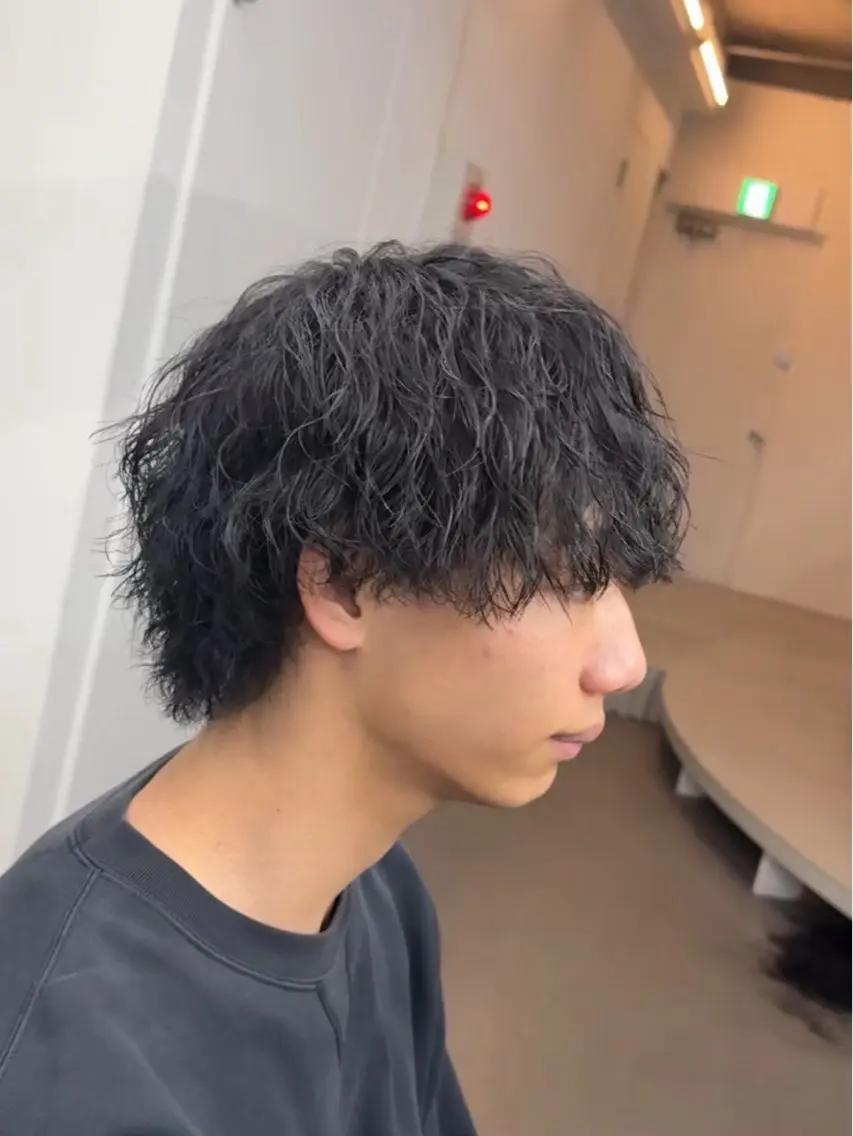メンズカット+ツイストスパイラルパーマの写真
