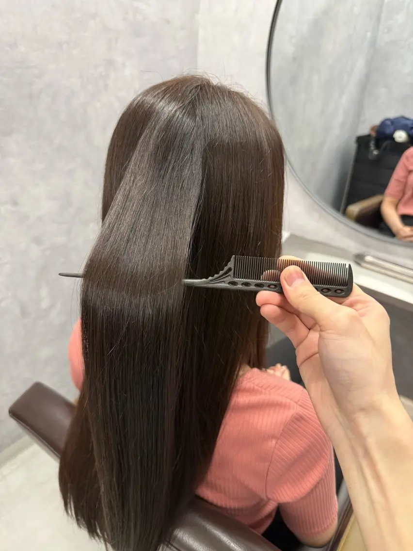 ロング カット ヘアカラー トリートメント NUMBER天王寺 Ryoのヘアスタイル