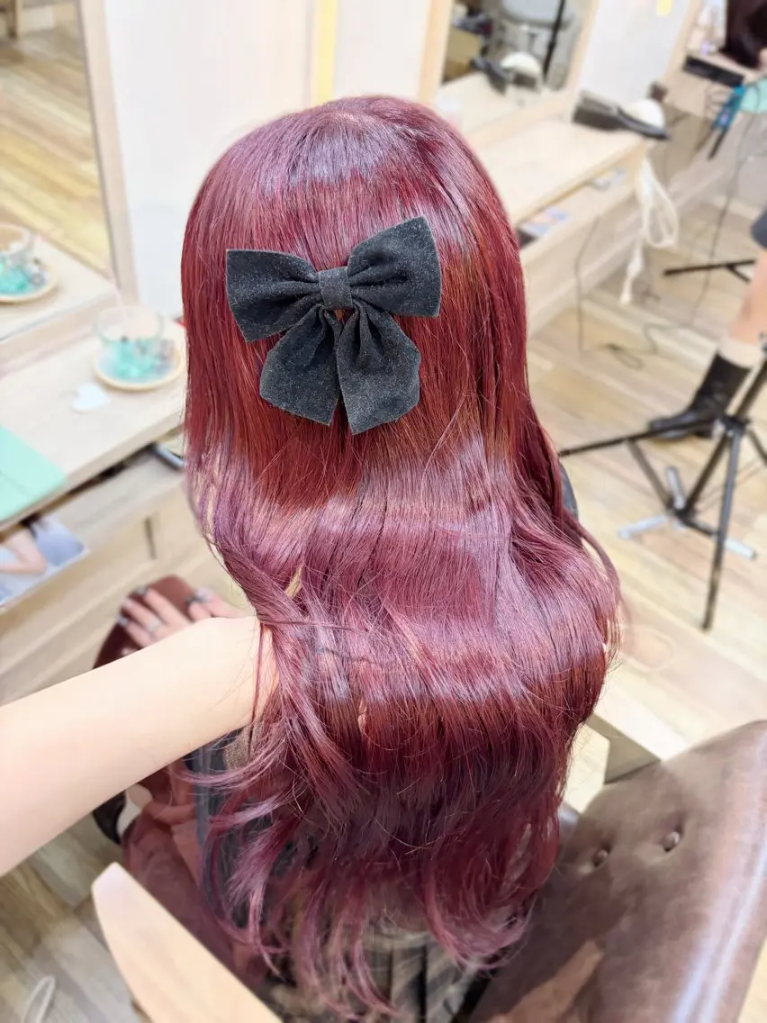 ロング カラー ヘアカラー 🍓艶モテ暖色カラー 🎀mayu🍓のヘアスタイル