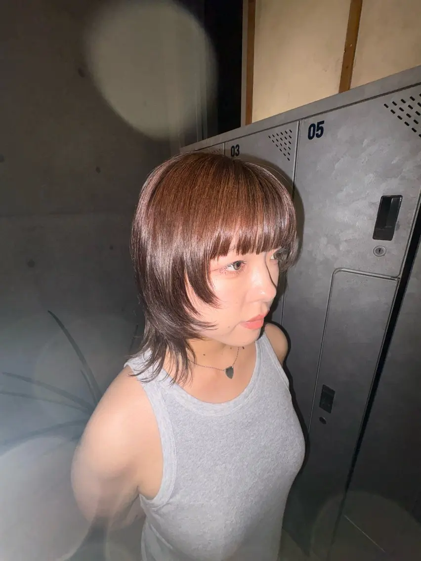 ミディアム ヘアアレンジ 松井 七瀬のヘアスタイル