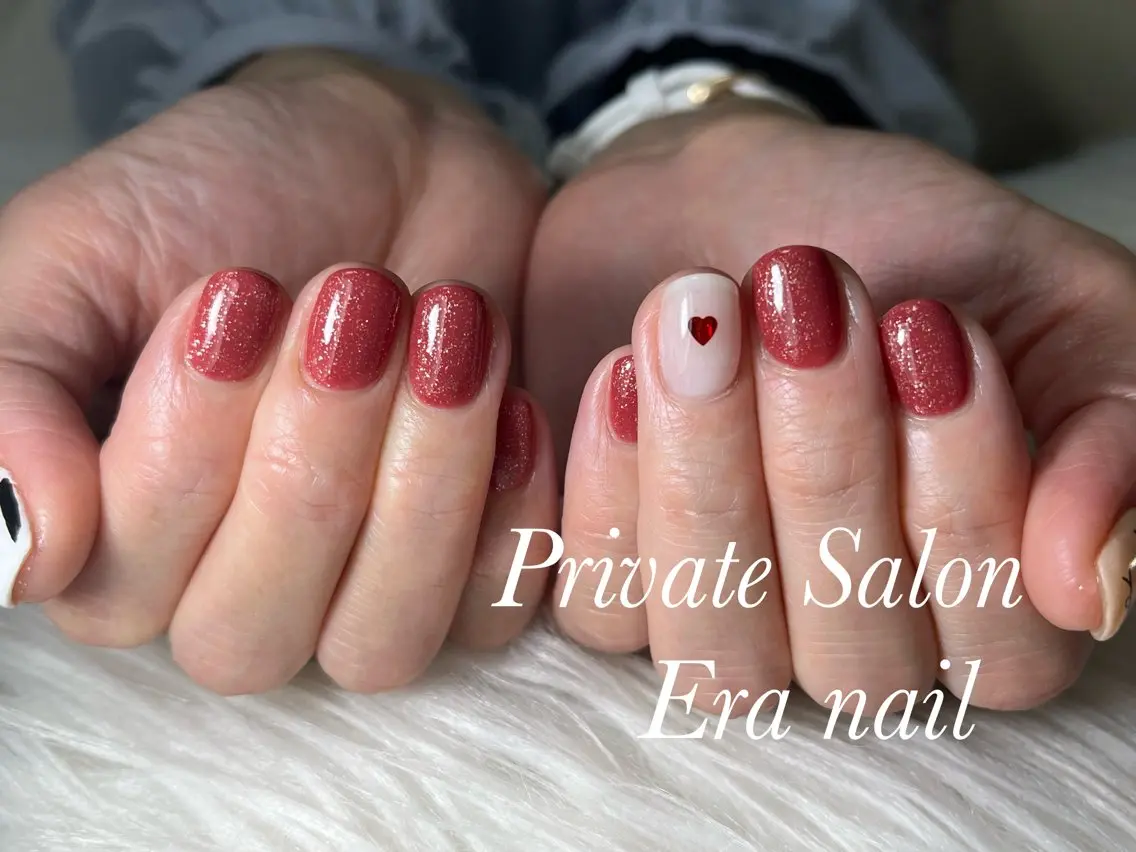 ネイル ワンカラーネイル ハンドネイル Era nailのネイルデザイン