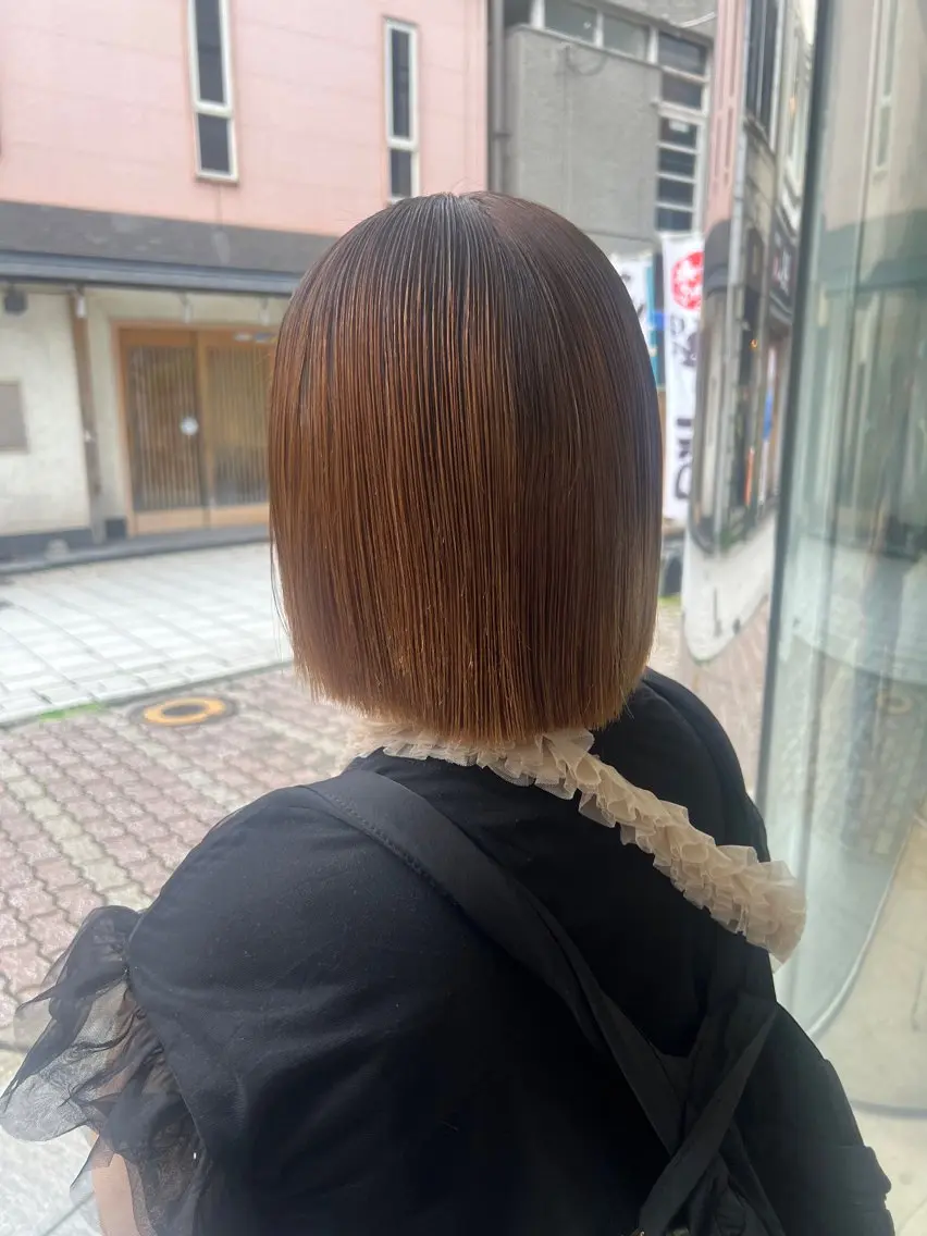 ミディアム 縮毛矯正 Ⓜ️irai ✮のヘアスタイル