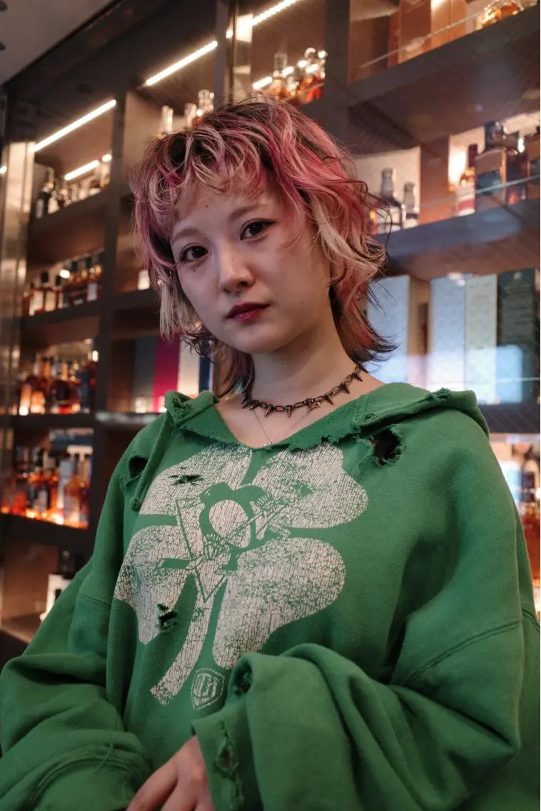 ミディアム カラー 新宿ブリーチ特化 YUGOのヘアスタイル