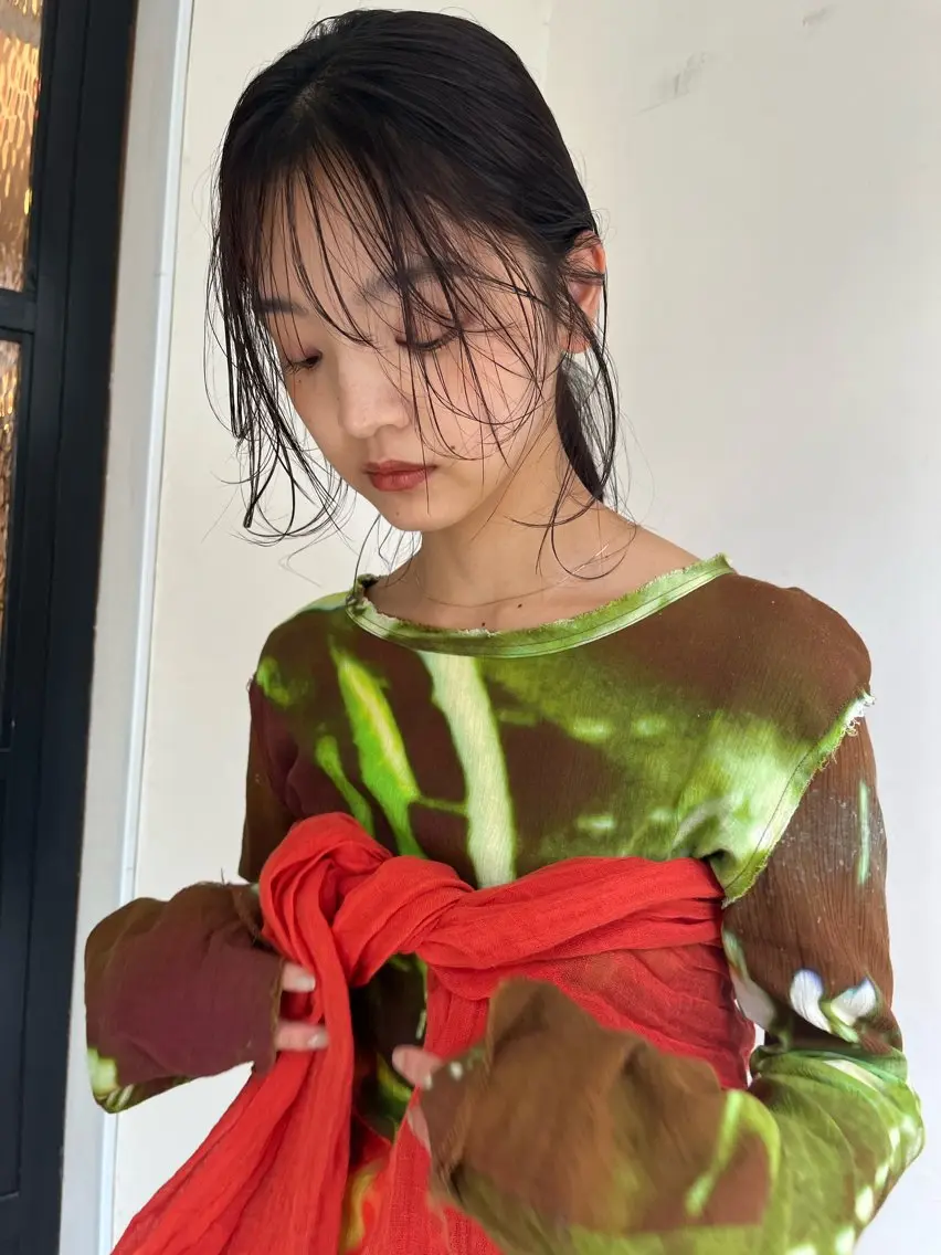 ミディアム 顔周りカット レイヤーカット 🧸メンズカット 🧸conatsuのヘアスタイル