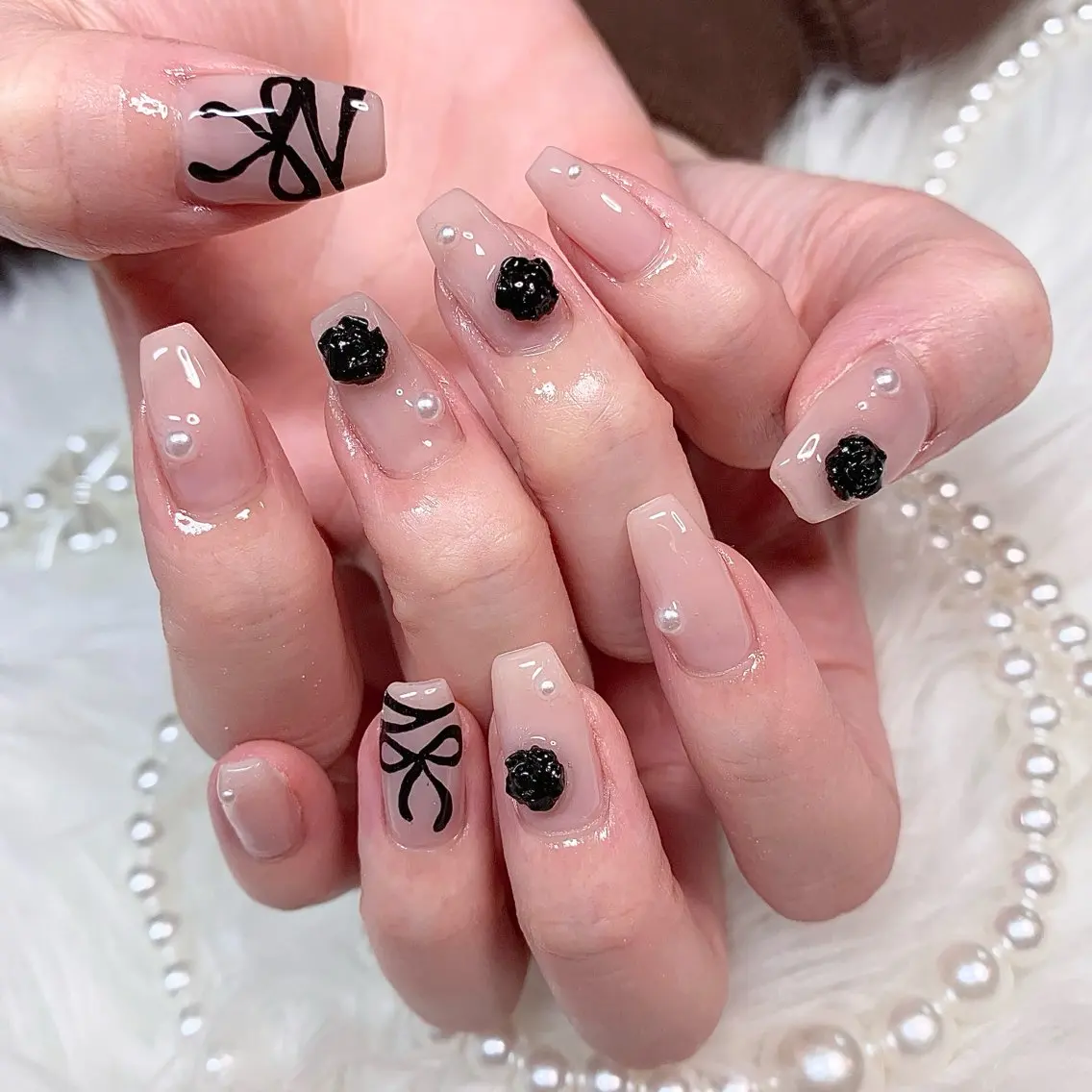 ネイル ハンドネイル La neige* yuki 🐩🌙のネイルデザイン