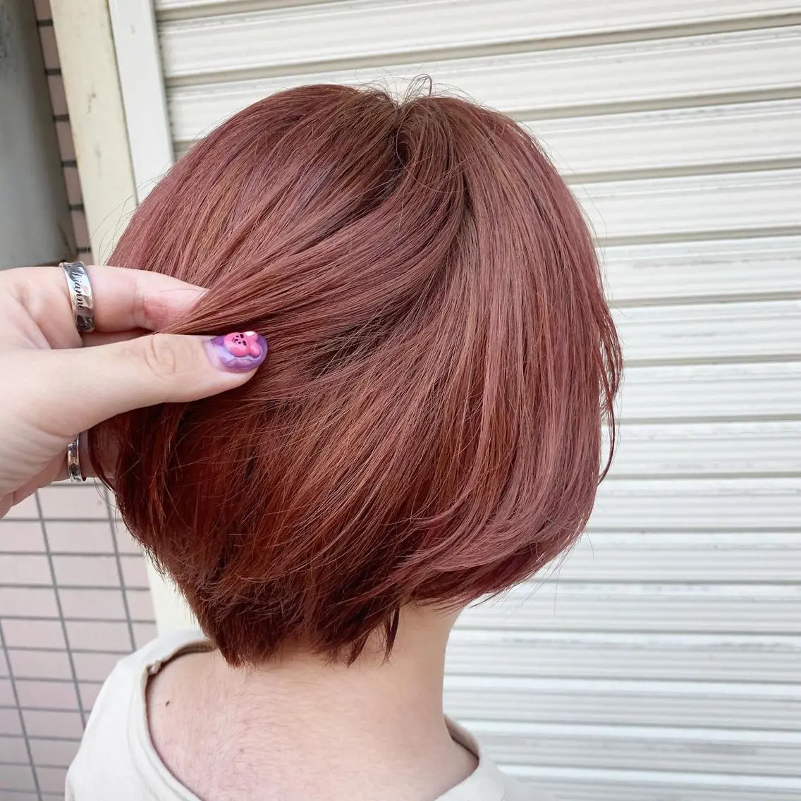 ショート カラー カット ヘアカラー トリートメント 枚方 tomee 🦋南部 しほ🦋のヘアスタイル