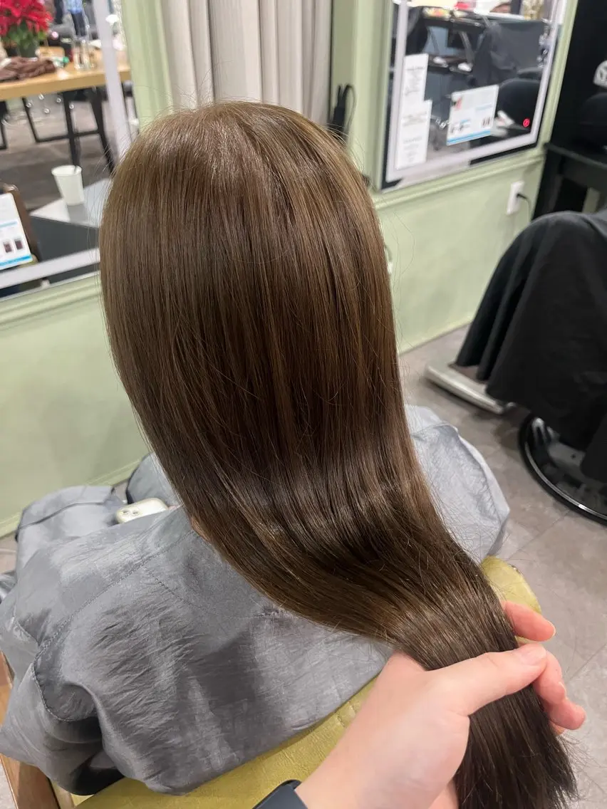 カラー AYANE ◝✩韓国ヘアのヘアスタイル