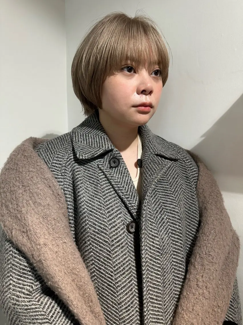 ショート カラー カット ヘアカラー 🎀オイダイラ モモカ🎀のヘアスタイル