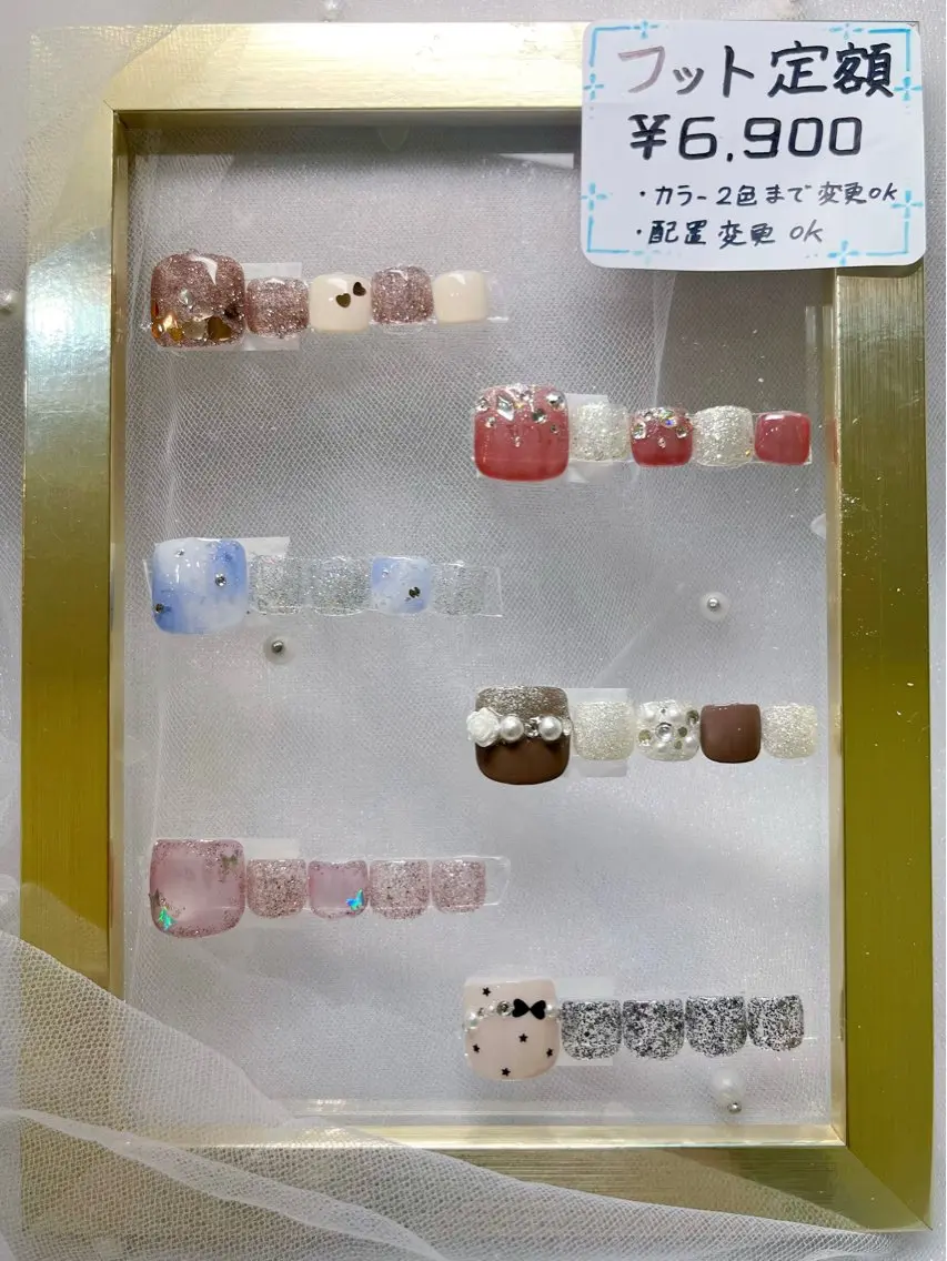 ネイル フットネイル Queennail 北堀江Yumiのネイルデザイン