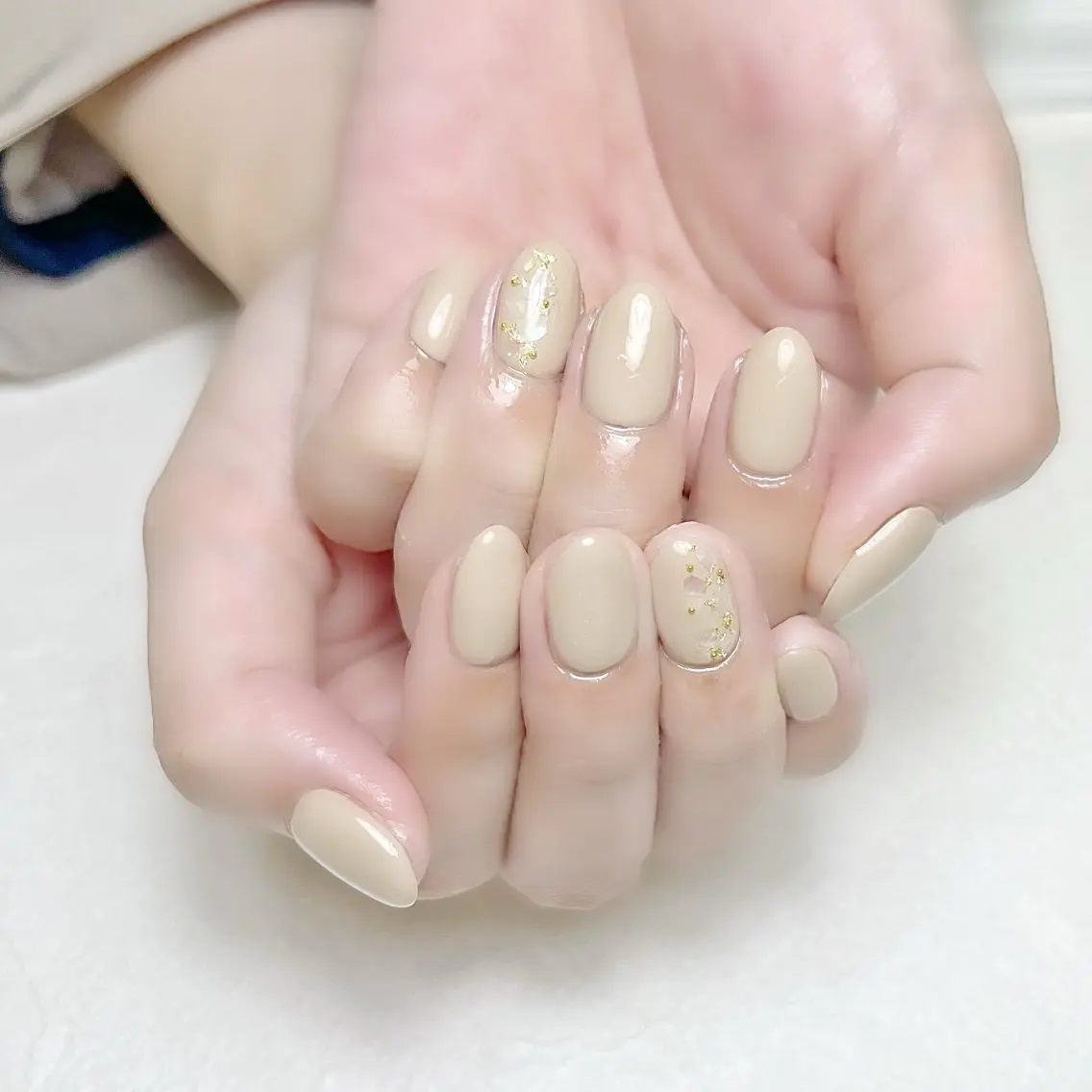 ネイル オフィスネイル ワンカラーネイル rouse nail RISATOのネイルデザイン