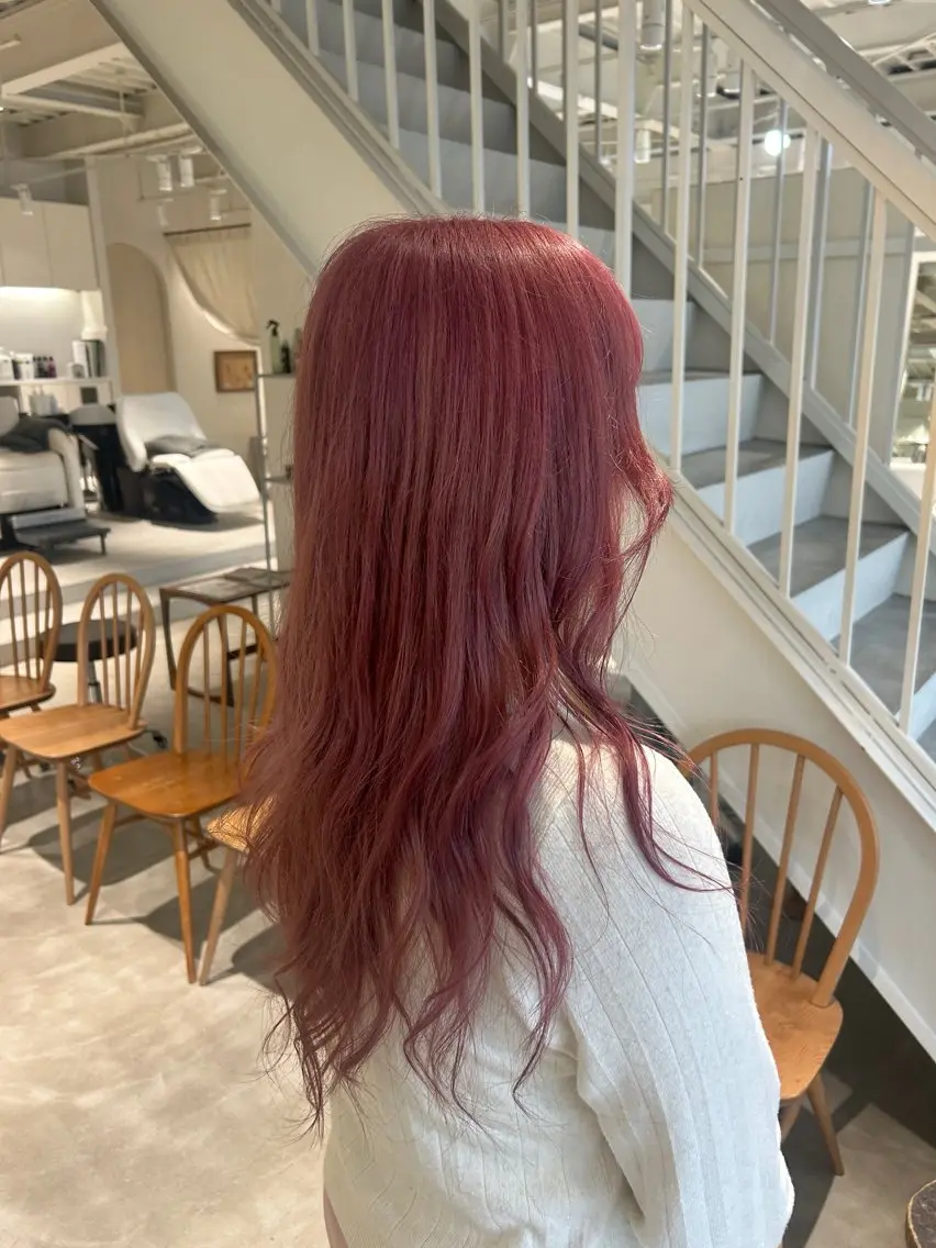 ロング カラー ヘアカラー 篠原 若奈のヘアスタイル