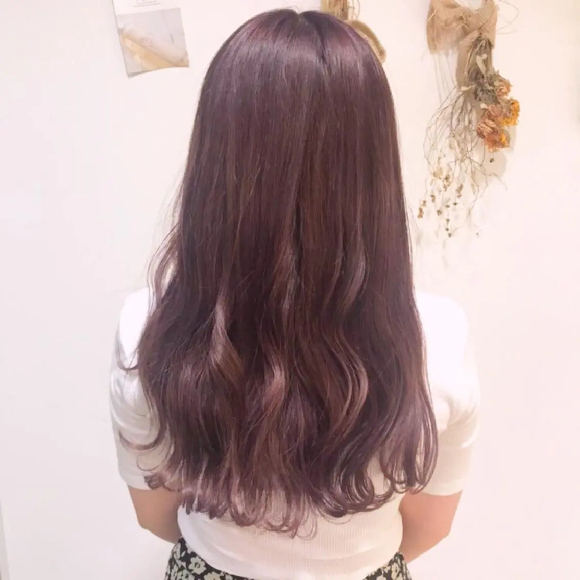 ロング カラー イルミナカラー ピンクカラー 門田 恭弥のヘアスタイル