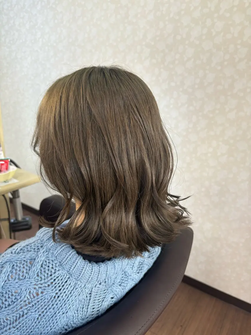 【ミニモ限定🌼】艶カラー+ トリートメント(Aujua,TOKIO)の写真