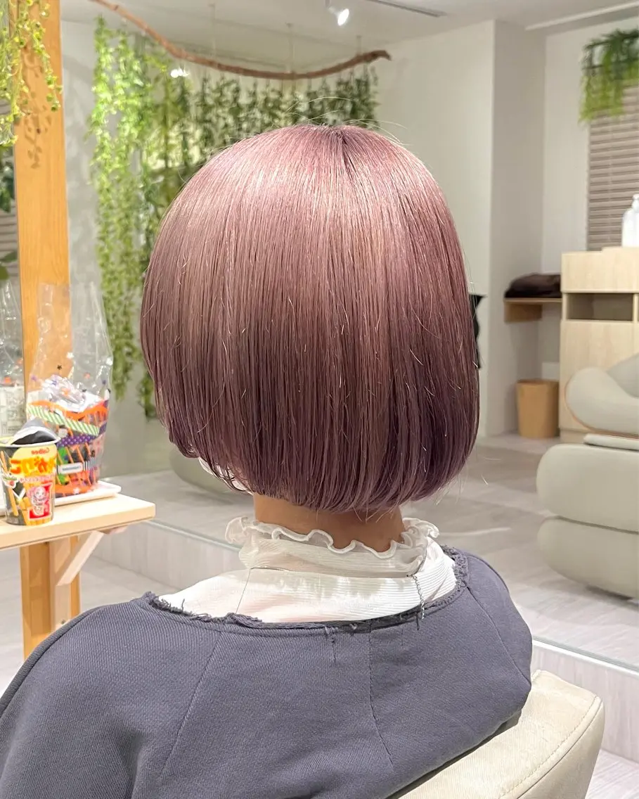 ミディアム カラー 💕韓国艶出しヘア /HARUKAのヘアスタイル