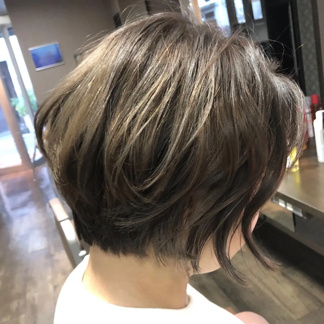 ショート カラー カット ヘアカラー トリートメント pep natsumiのヘアスタイル