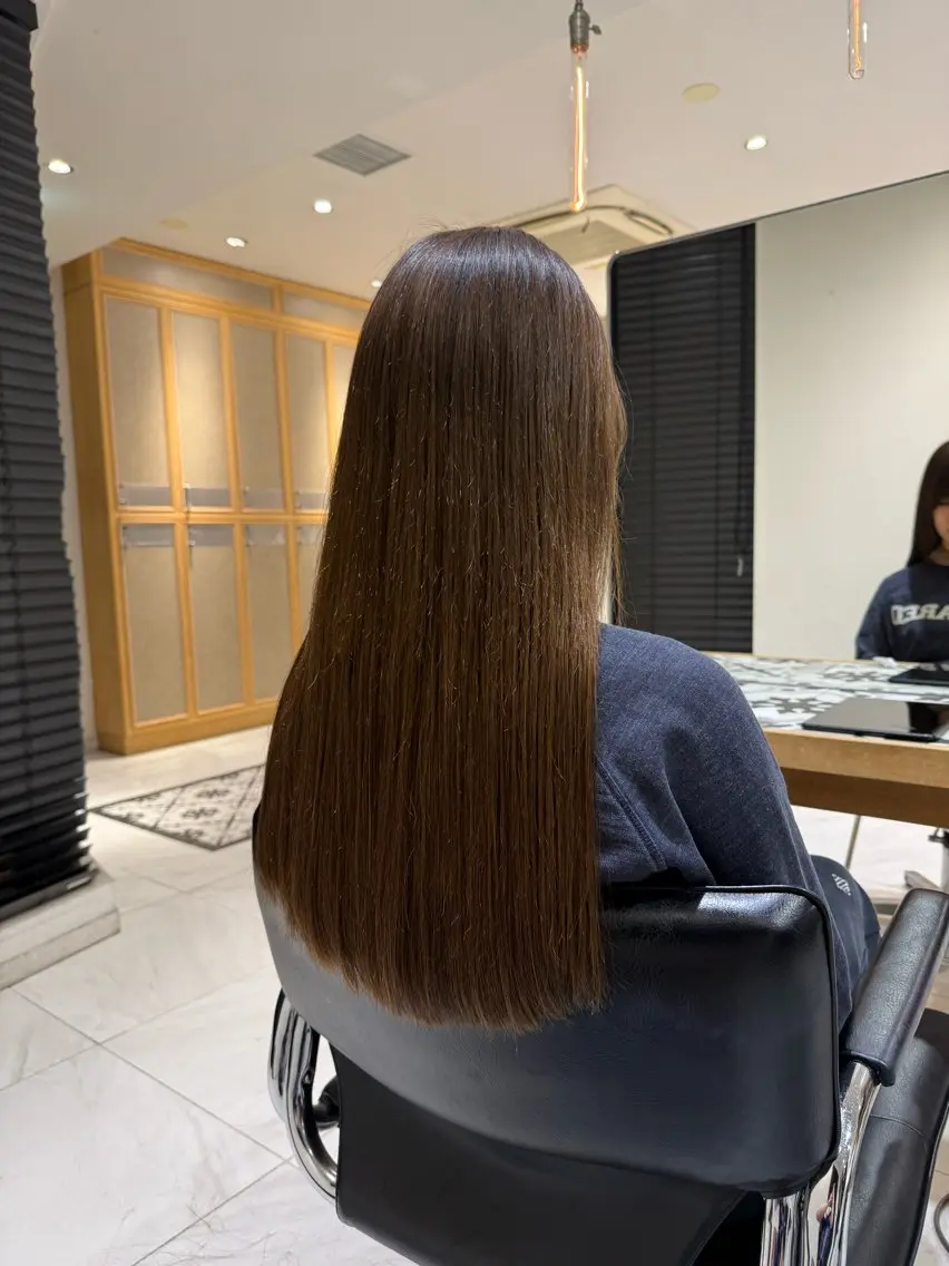 ロング カット トリートメント ヘッドスパ 艶髪/ボブモデル 募集🫧terukaのヘアスタイル