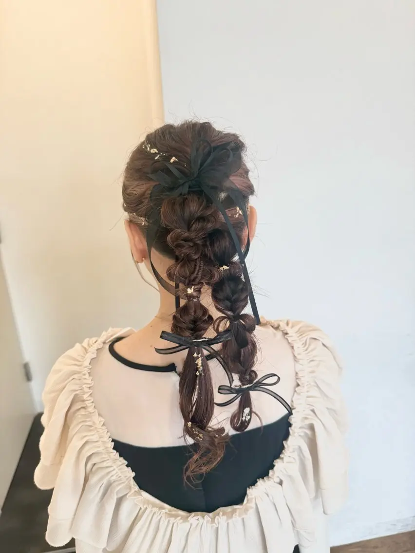 ヘアアレンジ°ʚ🎀ɞ°.の写真