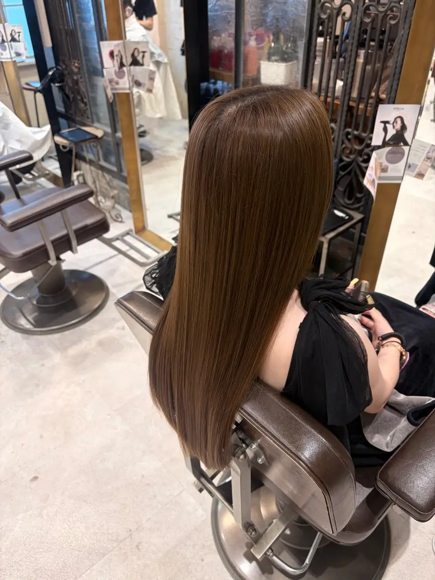 ロング くせ毛 トリートメント トリートメント 大関 愛覇のヘアスタイル