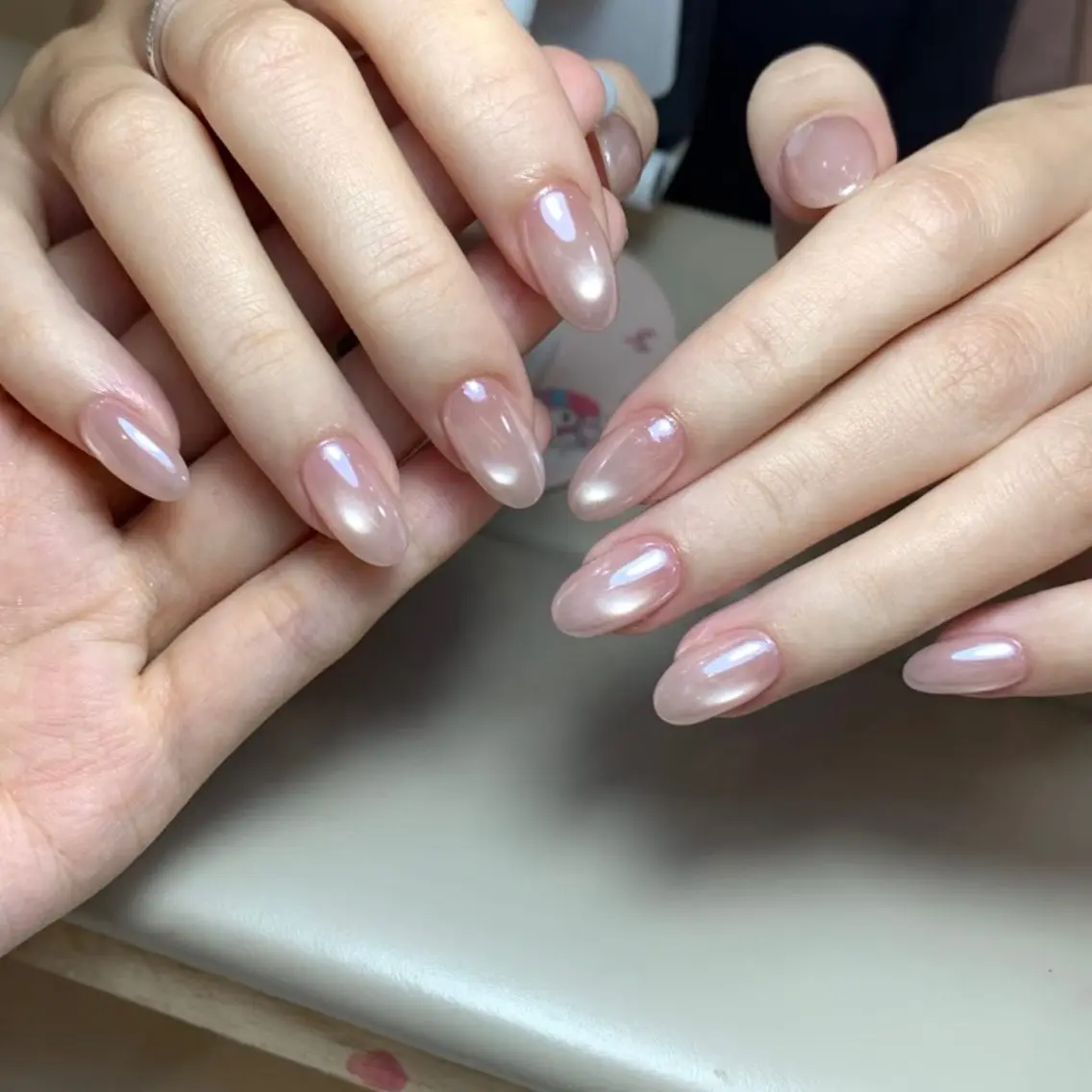 自爪★SNS人気🔥マグネットフレンチ/ぷるマグ/韓国フラッシュネイル  ¥5580の写真