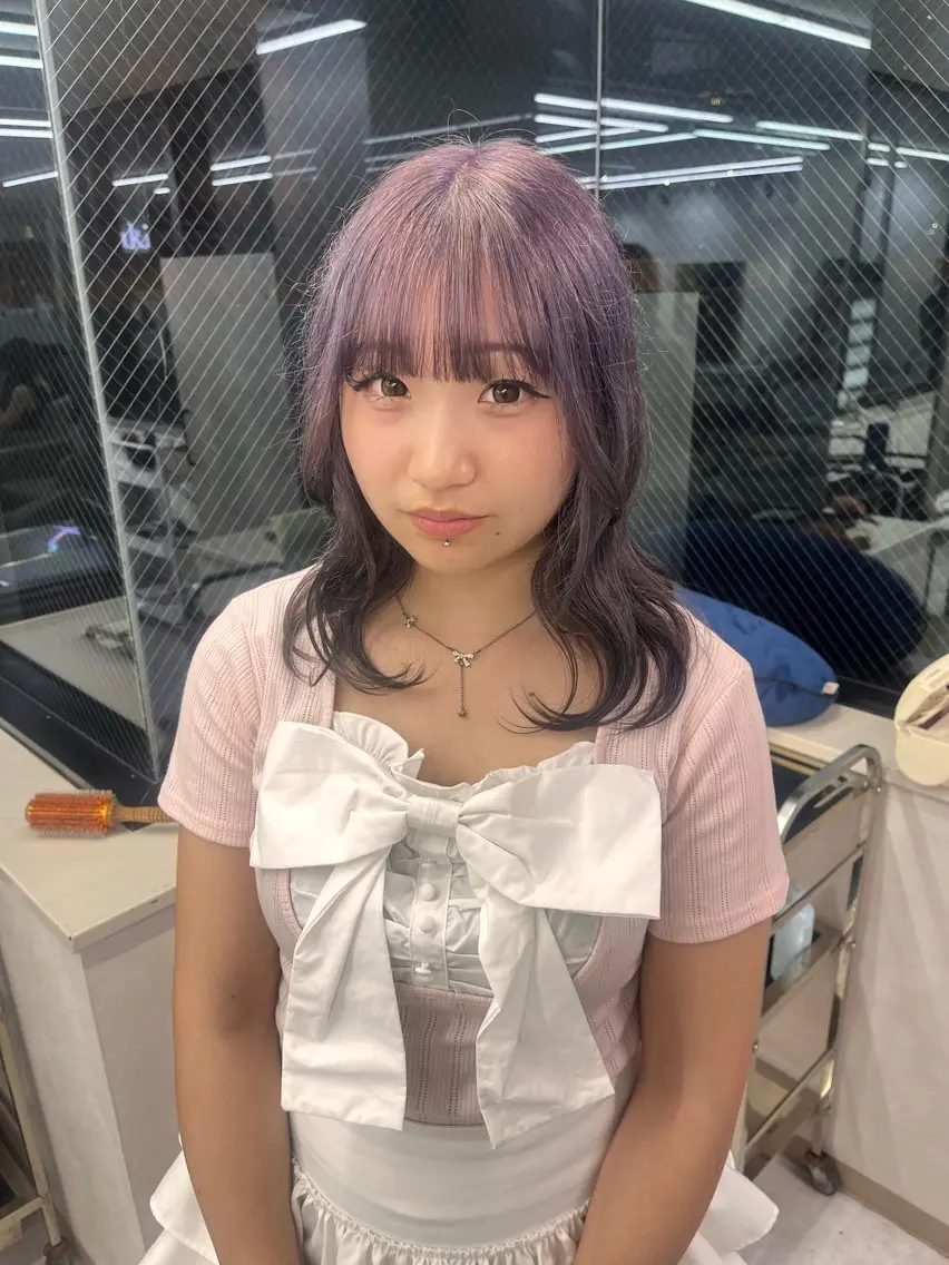 ロング カラー ヘアカラー 🧸垢抜けハイトーン 🫧𖤐⡱れんのヘアスタイル
