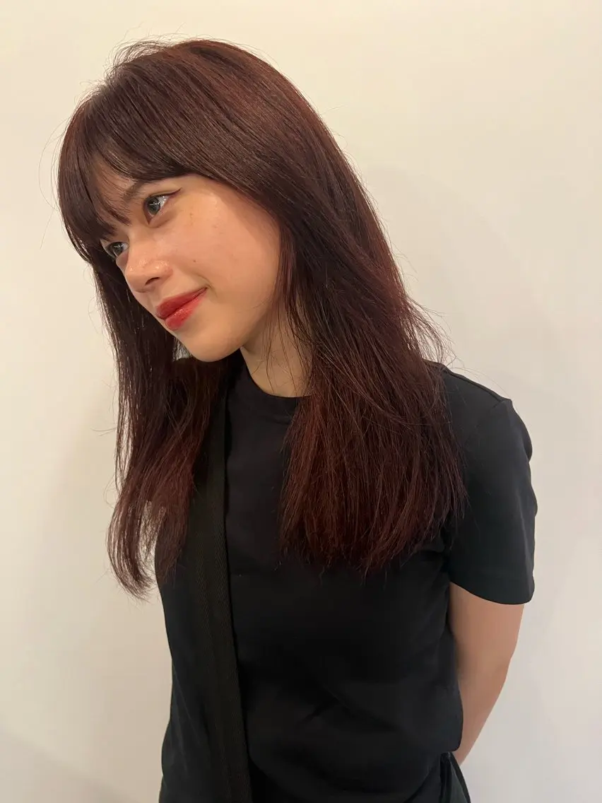 セミロング 三谷はるな /名古屋/本山のヘアスタイル