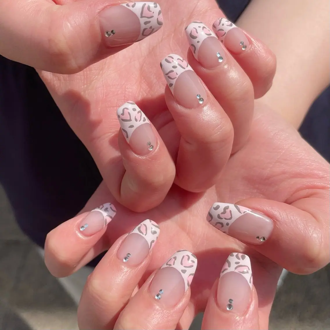 ネイル フレンチネイル ピンク ハンドネイル Ricnail☾ ayanoのネイルデザイン