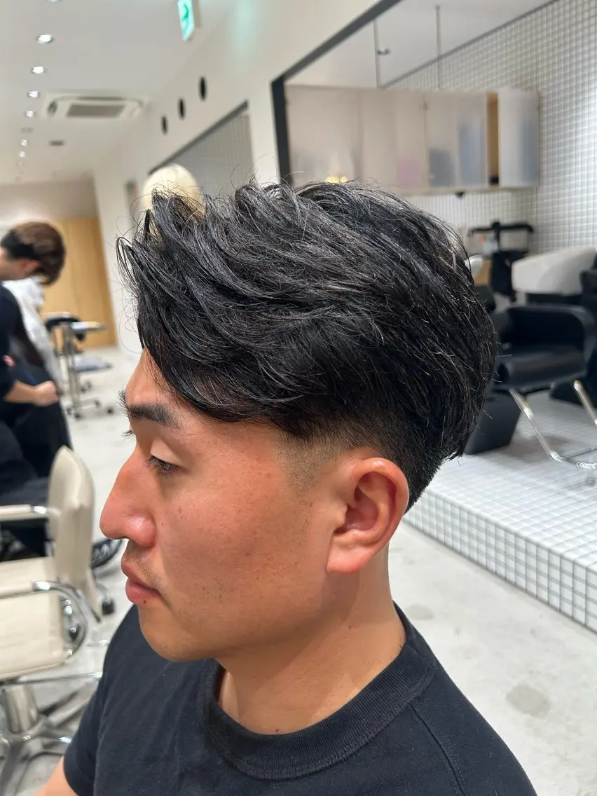 メンズ フェードカット メンズパーマ 🐲ツイスパ🐲 フェード/龍のヘアスタイル