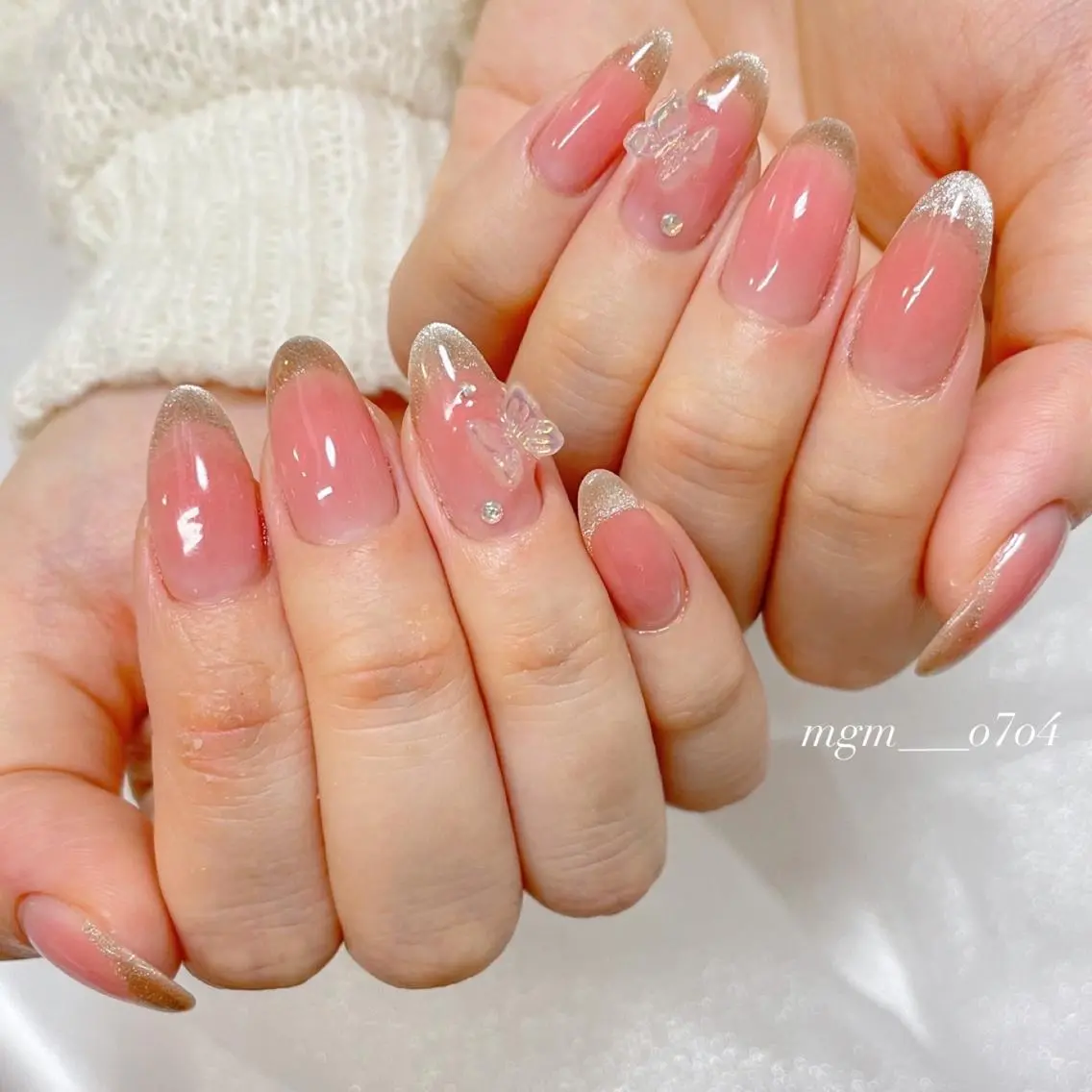 ネイル ハンドネイル ハンドケア MoON...❤︎ MeGuのネイルデザイン