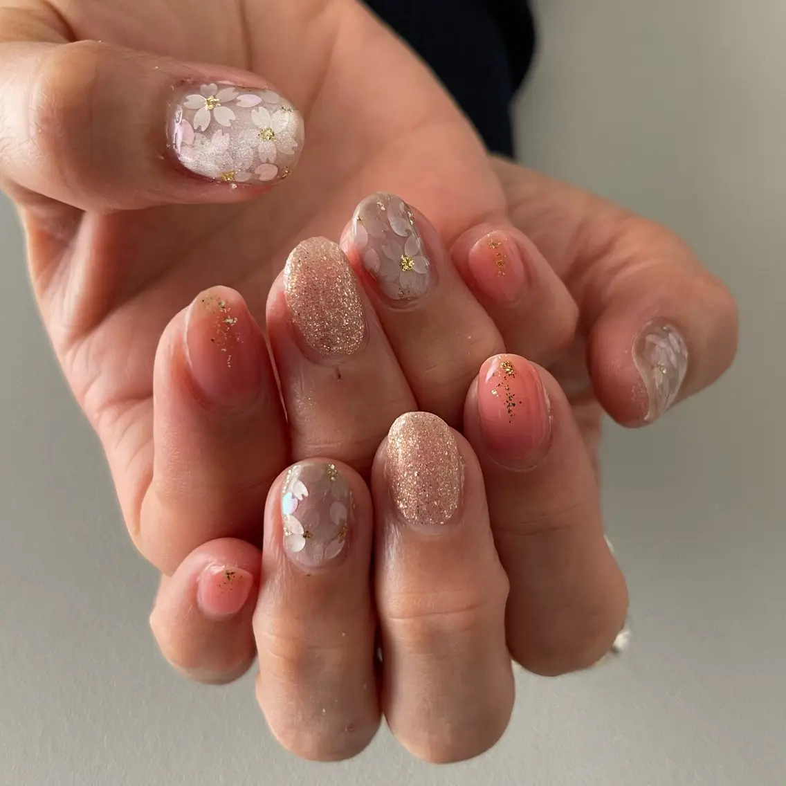 ネイル 桜ネイル Luccica nailのネイルデザイン