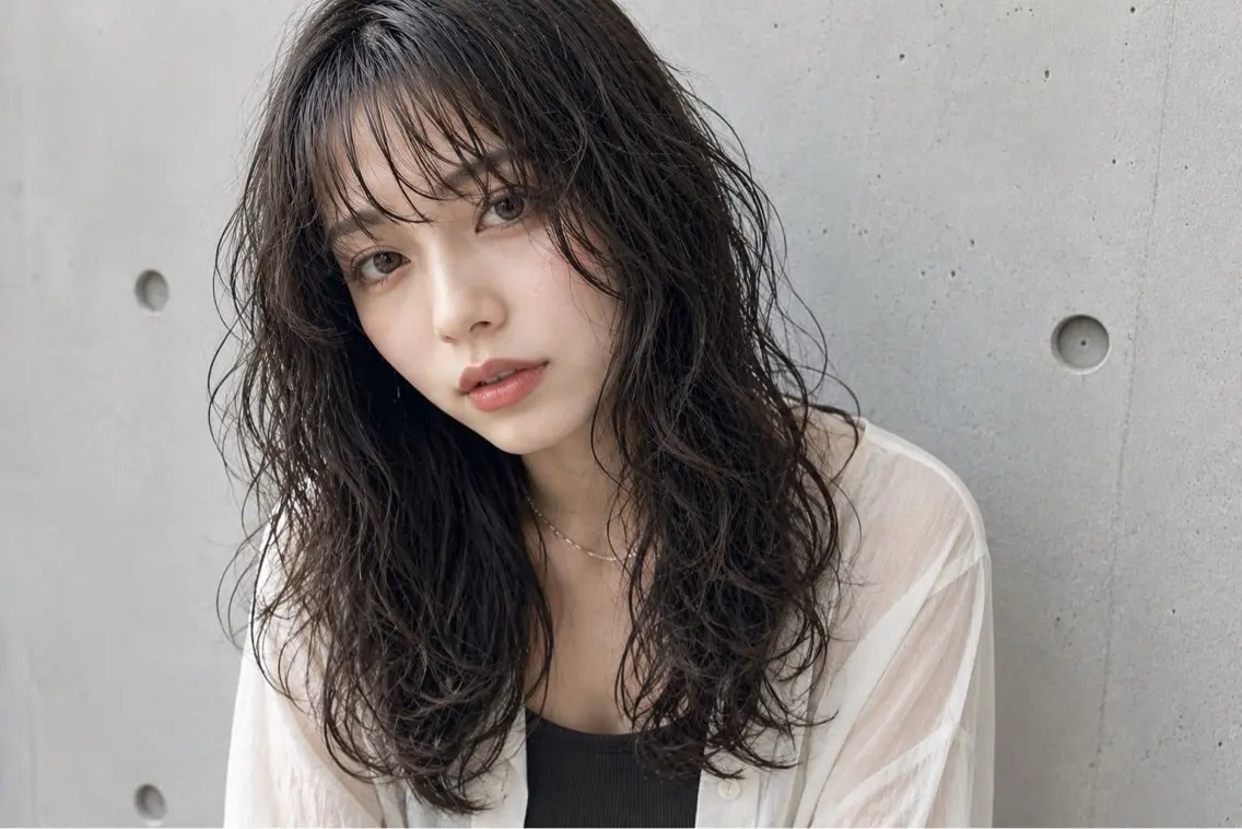 セミロング 木村 賢太のヘアスタイル
